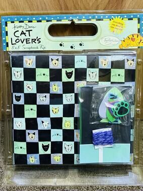 New Kathy Davis “Cat Lovers” 8x8 Scrapbook Kit